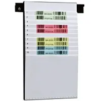 Eichner Beleg-Planungtafel für DIN A4/A5 (25 x 44 cm) 11 Fächer silber