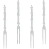 Papstar Pure Cocktail-Gablen, PLA, Cocktail-Gabeln aus nachwachsenden Rohstoffen, 1 Packung = 250 Stück