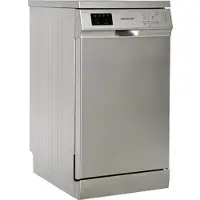 Respekta Geschirrspüler Spülmaschine freistehend Standgerät 45 cm Silber