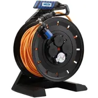 Hedi Vollkunststoff-Kabeltrommel Generation 7 Champion Ø 290 mm orange, 40m - K740QTF500