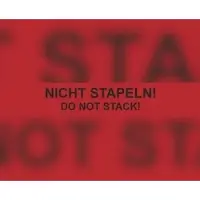 König Werbeanlagen Paketband, "Nicht Stapeln!" - Rolle à 66 m - 50 mm