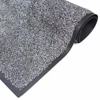 M&A Matting Baumwollmatte Bartex, Schmutzfangmatte mit Baumwolle, grau 74534150250150 , Maße (B x L): 150 x 250 cm