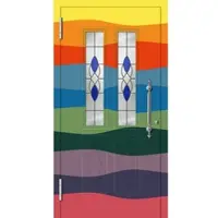 Haustuerenland.de Aluminium Landhaustür "IRMA" 78 mm RC2 Wunsch-RAL-Farbe außen öffnend DIN links