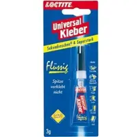 Loctite Sekundenkleber flüssig 3g Packung mit 12 Stück