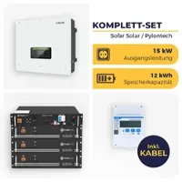 HUSATECH PV-Speichersystem: SOFAR SOLAR Hybrid-Wechselrichter HYD 15KTL mit 5x Pylontech Powercube X1 V2 | 3-phasig | 15kW | 12kWh
