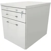 Fm Büromöbel Rollcontainer mit Hängeregister »Oldenburg« einheitliches Dekor grau, 43.4x54x60 cm