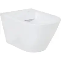 Evenes Wand-Tiefspül-WC Jacui 370 x 340 x 540 mm, spülrandlos, Keramik, weiß - 93 198 94