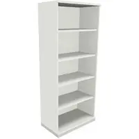 Fm Büromöbel Aktenregal »Fastline« 80 cm breit 5 OH weiß, 80x186.9x44.2 cm