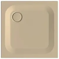 Bette BetteUltra Rechteck-Duschwanne, 750x750x25mm, 5529-003, Farbe: Bahamabeige