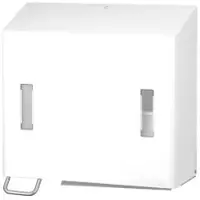 Ophardt hygiene SanTRAL CPU 2 Schaumseifen- und Handtuchpapierspender 1419956 , Edelstahl, weiß, pulverbeschichtet, L P S