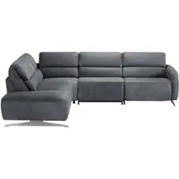 Set One By Musterring Ecksofa MR260 , grau , Maße (cm): B: 281 H: 82 T: 248.0