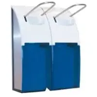 JM Metzger FIX 2-fach Wandplatte HSWP2 , ohne abgebildete Spender, nur Platte