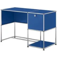 USM United Soft USM Schreibtisch mit Klapptür Enzianblau