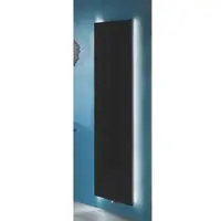 Bemm Design-Heizkörper „Plawa Purline Glas“ 62,5 × 120 cm in Weiß (RAL 9016)