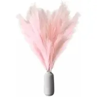 Layba Künstliches Pampasgras Deko in Rosa Boho Künstlpflanze - 3 Stück 100cm, Ideal für Hochzeitsdeko, Wohnzimmer & Schlafzimmer