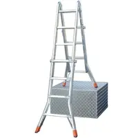 Krause „TELEMATIC“ SPROSSEN-GELENK-TELESKOPLEITER 4x4 SPROSSEN