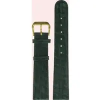 Certina - Leder Basic Ii Lederband Gruen 18/16mm C600011778 - genarbt,grün,kalb