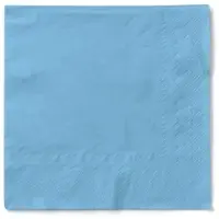Mank Tissue Serviette Hellblau, 24 x 24 cm, 150 Stück -