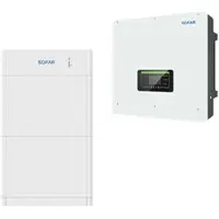 SOFAR HYD 8KTL-3PH Hybrid mit BTS E10-DS5 10kWh Hochvolt Solarspeicher