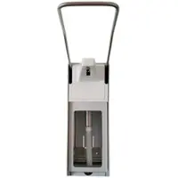 Mobiloclean Desinfektionsmittelspender ALU 500ml mit langem Armhebel und Frontblende