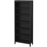 Möbel Kraft Regal ¦ schwarz ¦ Maße (cm): B: 78,1 H: 199 T: 32.5