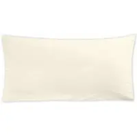 Irisette Kissenbezug "Porto 20", beige (creme), B:40cm L:80cm, Baumwolle, Obermaterial: 95% Baumwolle, 5% Elasthan, Kissenbezüge, Kissenbezug, besonders elastisch, weich, pflegeleicht und bügelfrei