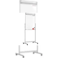 Allboards Flipchart 100x70 cm, Mobil Doppelseitig