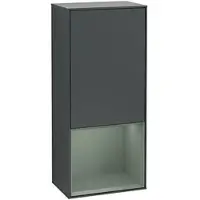 Villeroy & Boch Villeroy und Boch Finion Seitenschrank G550GMHG 41,8cm, rechts, Emotion, Regal unten Olive Matt, Midnight Blue Matt Lacquer