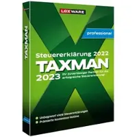 Lexware Taxman Professional 2023 | 3 Geräte / 1 Jahr | Download + Produktschl...