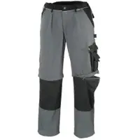 TeXXor Bundhose 2in1, 320g/m2 CANVAS, Cordura, grau 8353 , 1 Stück, Größe: 24