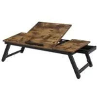 Möbel Kraft Laptoptisch , braun , Maße (cm): B: 71 H: 23