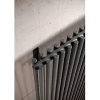 Kermi Design-Heizkörper „Pio“ zweilagig 140,4 × 75 cm in Graphit Metallic