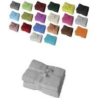 EXKLUSIV HEIMTEXTIL 4 x Duschtuch 500 g/m2 70 x 140 cm Silber