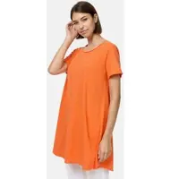 PM Damen Ausgestelltes Long T-Shirt in Einheitsgröße PM59