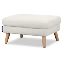 Konsimo Hocker Tagio ¦ weiß ¦ Maße (cm): B: 80 H: 46