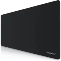 Titanwolf Gaming Mauspad, XXL Speed Gaming Mousepad / Extragroße Fläche von 900 x 400mm, Logo