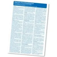 Eichner Hinweistafel Teileverkaufsbedingungen