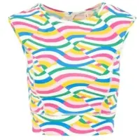Blutsgeschwister Sport Top Karma Breeze - happy rainbow waves L