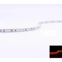 Longlife LED Strip 24V LED Streifen 5M 9,6W/m 120LED/m 8mm - Lichtfarbe: Amber Bernstein 2300...