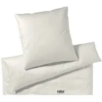Elegante Bettwäsche Solid - 155x220 cm + 80x80 cmnatur