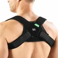Lohmann & Rauscher Cellacare Clavicula Classic Clavicula-Bandage, schwarz/grün 137490 , Größe 1, Unterbrustumfang: 50-75 cm