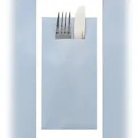 Sovie HORECA Besteckserviette Hellblau aus Linclass Airlaid 40 x 40 cm, 75 Stück