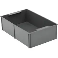 Bito Einsatzkästen EEK53123 für Kleinladungsträger B 530 mm x H 230 mm x T 179 mm, schwarz