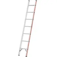 Hymer Sprossenanlegeleiter, 8 Sprossen, Länge 2,45 m, Reichhöhe 3,37 m, Gewicht 4,2 kg