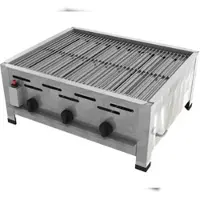 ChattenGlut Professional Gastrobräter 3-flammig Tischgerät 13,5kW und Rost