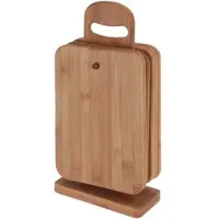 Wellhome - Bambus-Schneidebrett-Set 15x7x33cm