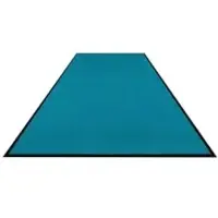 M&A Matting Schmutzfangmatte Colorstar, seeblau, waschbar, glatter Rücken 746085150150-C21 , Maße (B x T): 85 x 150 cm