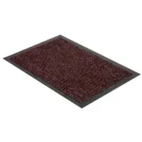 Astra Achat Schmutzfangmatte, Phthalatfrei, ca. 90 × 150 cm C.010 , Farbe: rot, meliert