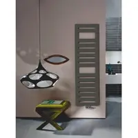 Zehnder Design-Heizkörper Metropolitan Spa elektrisch, Serie METE-180-050/GD, Anthrazit, Maße 1750 x 39 x 500 mm, Höhe 500 mm, Wanneneinbaumaß 1750 mm