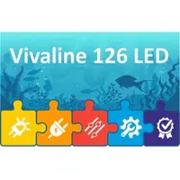 LEDaquaristik GmbH spotBEAM LED Beleuchtung für EHEIM Vivaline 126LED Aquarium | Komplett-Set
